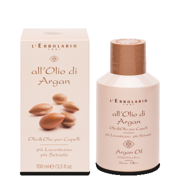 L'Erbolario Ulei pentru par cu extract de argan, 100ml