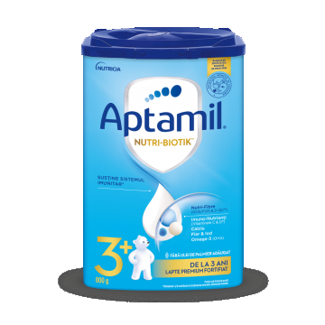 Lapte premium fortifiat de la 3 ani NUTRI-BIOTIK 3+, 800g, Aptamil