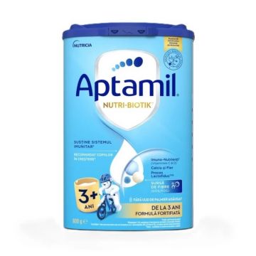 Lapte premium fortifiat de la 3 ani NUTRI-BIOTIK 3+, 800g, Aptamil