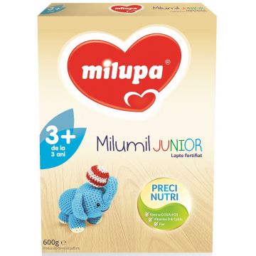 Milumil formula lapte fortifiat, + 3 ani, 600 g, Milupa