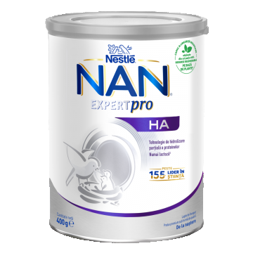 Nan HA Formula lapte praf premium hipoalergenic +0 luni, 400g, Nestle