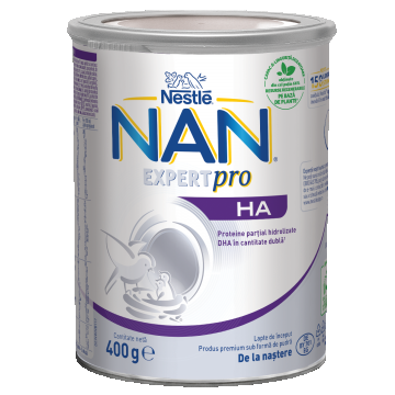 Nan HA Formula lapte praf premium hipoalergenic +0 luni, 400g, Nestle