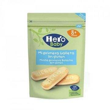 Primii mei biscuiti fara gluten, +8 luni, 180g, Hero Baby