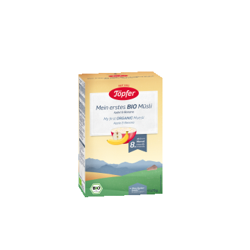 Primul meu musli cu mere si banane, de la 8 luni, 175g, Topfer