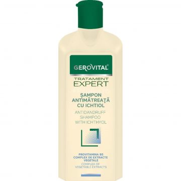 Sampon antimatreata cu ichtiol Tratament Expert, 250ml, Gerovital