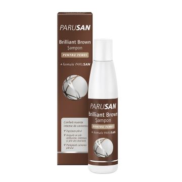 Sampon impotriva caderii parului Brilliant Brown, 200 ml, Parusan