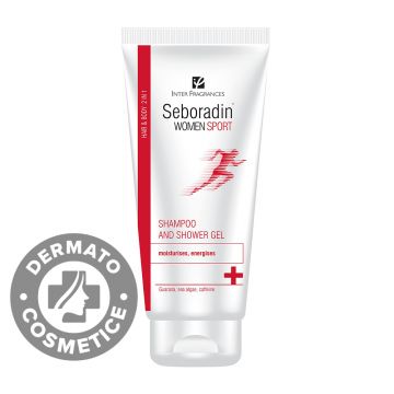 Sampon si gel de dus 2 in 1 Women Sport, 200ml, Seboradin