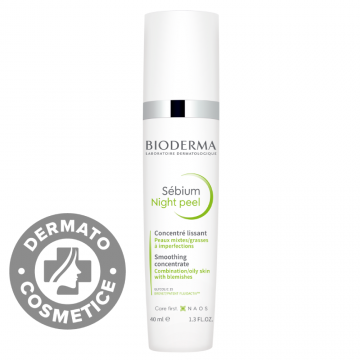 Ser cu efect de peeling Sebium, 40ml, Bioderma