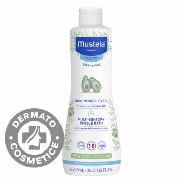 Spuma de baie multi-senzoriala, 750ml, Mustela