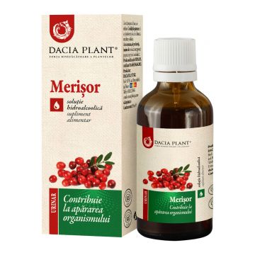 Tinctura de merisor, 50ml, Dacia Plant