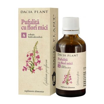 Tinctura de pufulita cu flori mici, 50ml, Dacia Plant