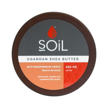 Unt de Shea Fair Trade Pur Inodor 100% Organic, 100ml, Soil