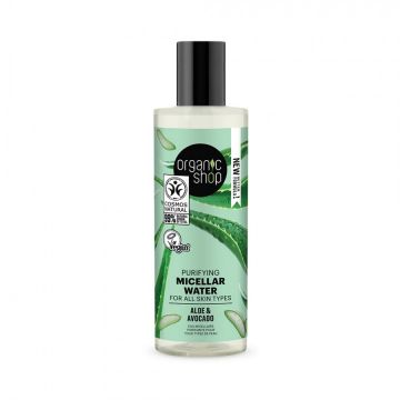 Apa micelara cu avocado si aloe, 150ml, Organic Shop