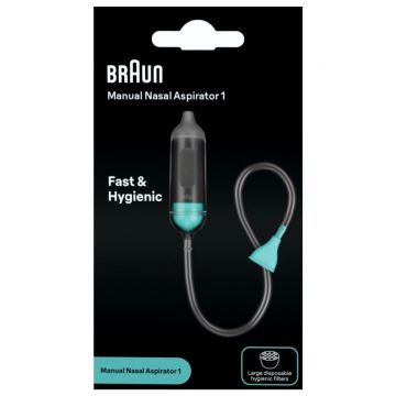 Aspirator nazal manual pentru copii BNF020EU, 1 bucata, Braun