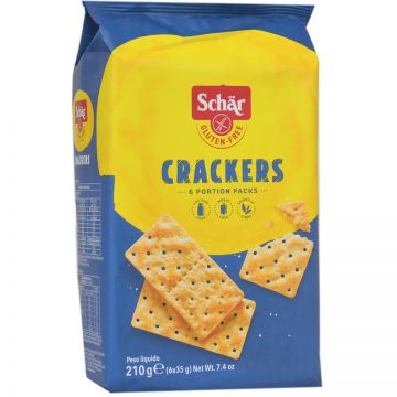 Biscuiti fara gluten Crackers, 210g, Schar