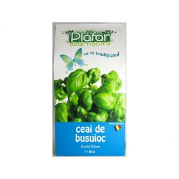 Ceai de frunze de busuioc, 50g, Plafar