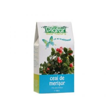 Ceai de frunze de merisor, 50g, Plafar