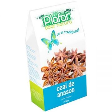 Ceai din fructe de anason, 80g, Plafar