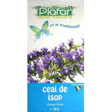 Ceai herba de isop, 50g, Plafar