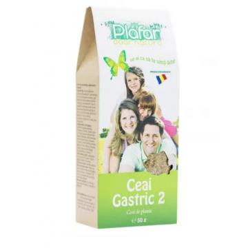 Ceai medicinal gastric 2, 50g, Plafar
