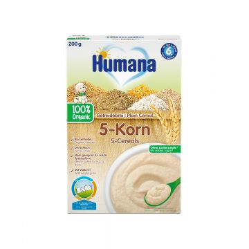 Cereale Bio fara lapte de la 6 luni, 200g, Humana