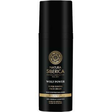 Crema de fata tonifianta pentru barbati Wolf Power, 50ml, Natura Siberica