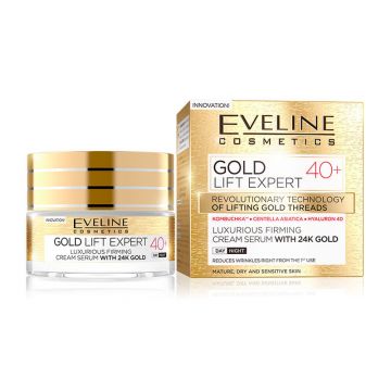 Crema de zi si de noapte Gold Lift Expert 40+, 50ml, Eveline Cosmetics