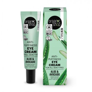 Crema pentru ochi Avocado & Aloe, 30ml, Organic Shop