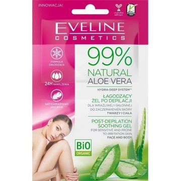 Gel dupa epilare cu aloe vera, 2x5ml, Eveline Cosmetics