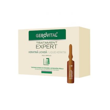 Keratina lichida Tratamet Expert, 10 fiole x 10ml, Gerovital