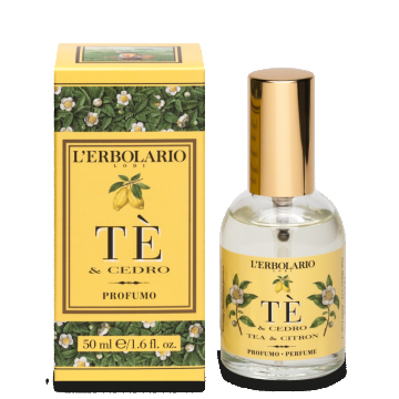 L'Erbolario Tea & Cedar Apa de parfum, 50ml