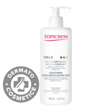 Lapte de corp depigmentant Mela UM, 500ml, Topicrem