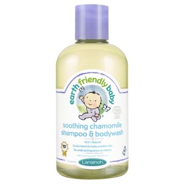 Sampon si gel de dus cu musetel, 250ml, Earth Friendly Baby