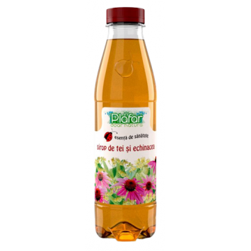 Sirop de echinaceea si tei, 500ml, Plafar