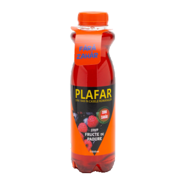 Sirop de fructe de padure cu zero zahar, 500ml, Plafar