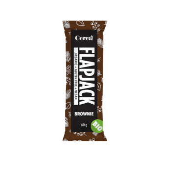 Baton Bio din ovaz cu Brownie Flapjack, 60g, Cerea