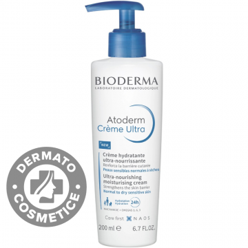 Crema hidratanta Atoderm Ultra, 200ml, Bioderma