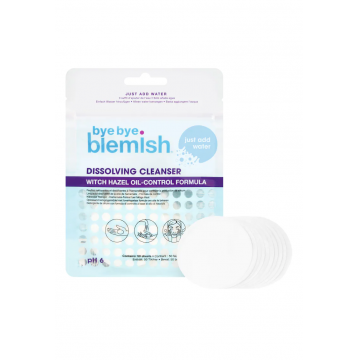 Dischete demachiante Dissolving Cleanser, 50 bucati, Bye Bye Blemish