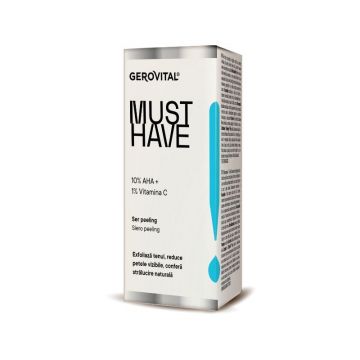Gerovital Must Have Ser peeling 10% AHA, 30ml