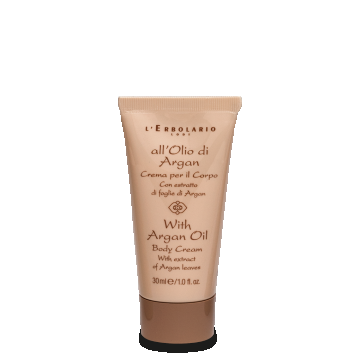 L'Erbolario Mini Crema de corp cu ulei de argan, 30ml