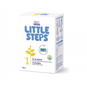 Lapte praf 0-6 luni Little Steps 1, 500g, Nestle