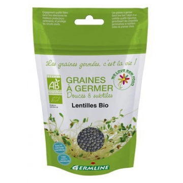 Linte verde pentru germinat bio, 150g, Germline
