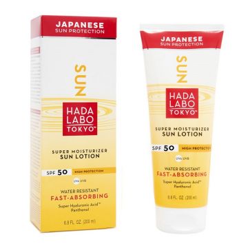 Lotiune cu protectie solara pentru corp cu SPF50, 200ml, Hada Labo Tokyo