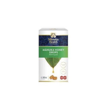 Manuka Health Bomboane cu miere de Manuka MGO 400+(lamaie propolis si vit C), 65g