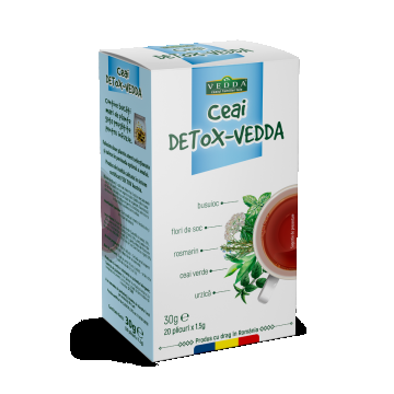 Ceai detox, 30g, Vedda