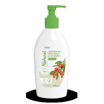 Dr. Max Natural Gel de dus cu Goji si Vitamina E, 500ml