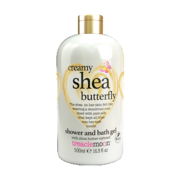 Gel de dus Creamy Shea Butterfly, 500ml, Treaclemoon