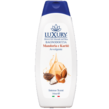 Gel de dus cu migdale si unt de shea, 750ml, Luxury