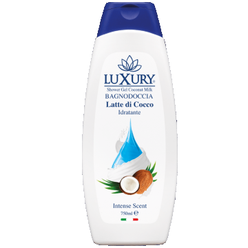 Gel de dus cu nuca de cocos, 750ml, Luxury