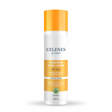 Lotiune spray pentru protectie solara Herbal cu SPF 50+, 150ml, Celenes